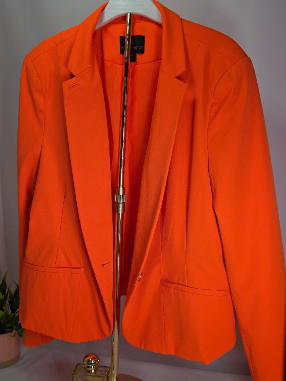 Worthington Bright Orange Tailored Blazer Jacket – Size XL